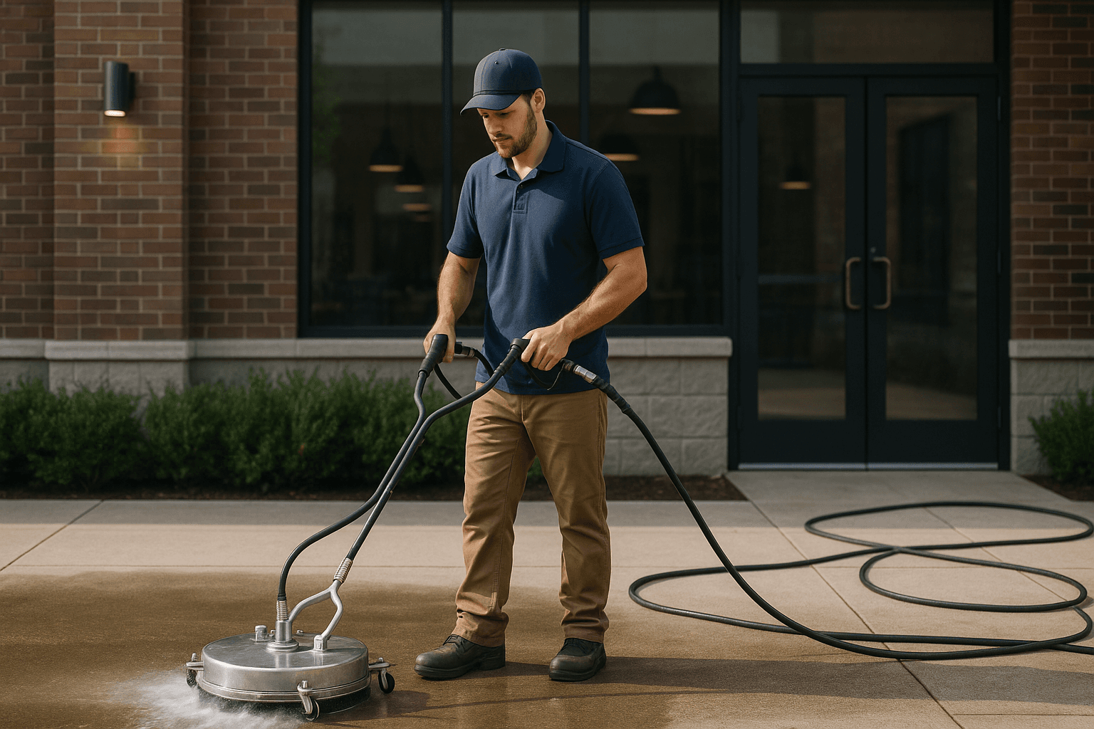 Joftrades pressure washing hero image